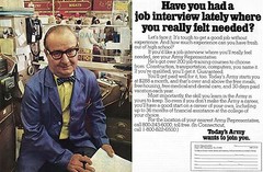 1972 U.S. Army Have You Had A Job Where You Felt Needed Recruiting 2 Page Ad