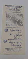 vintage 1960s MEDICARE EXTENSION III brochure BLUE CROSS shield healthcare govt