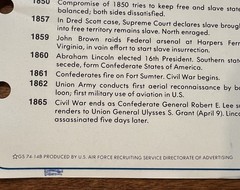 U.S. Air Force Vintage 1974 High School Recruitment Ad, shows Am. History,Punct.