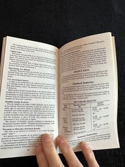 1988 WI Taxes Booklet Wisconsin Taxpayers Alliance Monroe WI