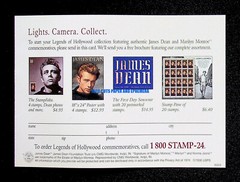 James Dean USPS Stamps 1996 Trade Print Magazine Ad Poster ADVERT