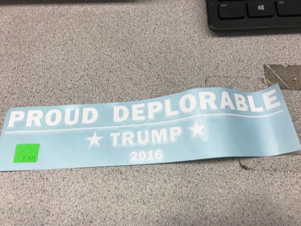 Proud Deplorable Window decal 1 count