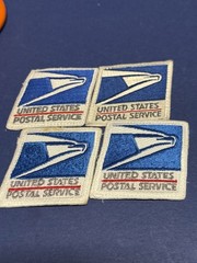 US Mail Vintage PREOWNED Patches Lot of 4 Post Office Post Office