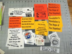 vtg 1960s – 90s political protest flyer and sticker archive lot 326 pcs Vietnam