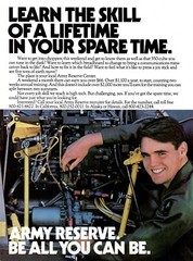 VINTAGE 1981 Army Reserve Learn Skills Print Ad