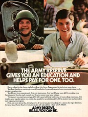1980’s US ARMY RESERVE VINTAGE PRINT AD