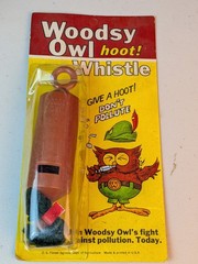 Woodsy Owl Whistle Give A Hoot Vintage Toy New In Package