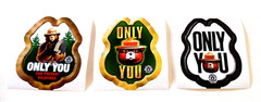 3 Smokey The Bear Prevent Forest Stickers + Badge NOS New 2000s