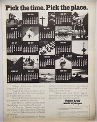 1971 Today’s U.S. Army Recruiting Retro Original Print Ad Life Magazine 70s