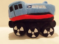 U S POSTAL SERVICE (MIKE THE MAIL TRAIN) PLUSH 2003 PLUS STAMP-RARE- SALE