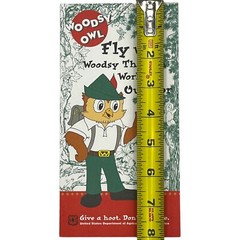Vintage Woodsy Owl Give A Hoot Don’t Pollute Brochure USDA Ad Campaign 1997