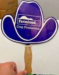1980s Farmland Crop Production Government Program Policy USDA Promotional Fan