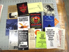 vtg 1960s – 90s political protest flyer and sticker archive lot 326 pcs Vietnam
