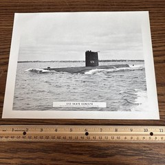 VTG 1961 USS Skate SSN-578 General Dynamics Electric Boat Submarine Photo Print