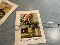1950’s 2 cuban color Leaflet 8.2×6.2 Instituto Cívico Militar de Ceiba del Agua