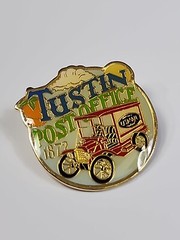 Tustin Post Office Lapel Pin California US Mail Truck 1872