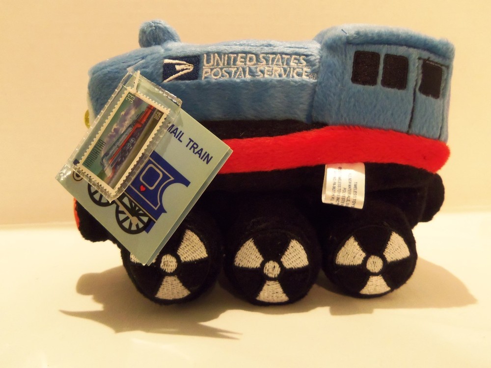 U S POSTAL SERVICE (MIKE THE MAIL TRAIN) PLUSH 2003 PLUS STAMP-RARE- SALE