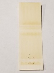 HW Singleton LA Dale M Volker Vintage Matchbook New York State Senate Cover MB9e