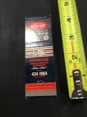 Republican National Headquarters Hilton Hotel Ad Matchbook Cover