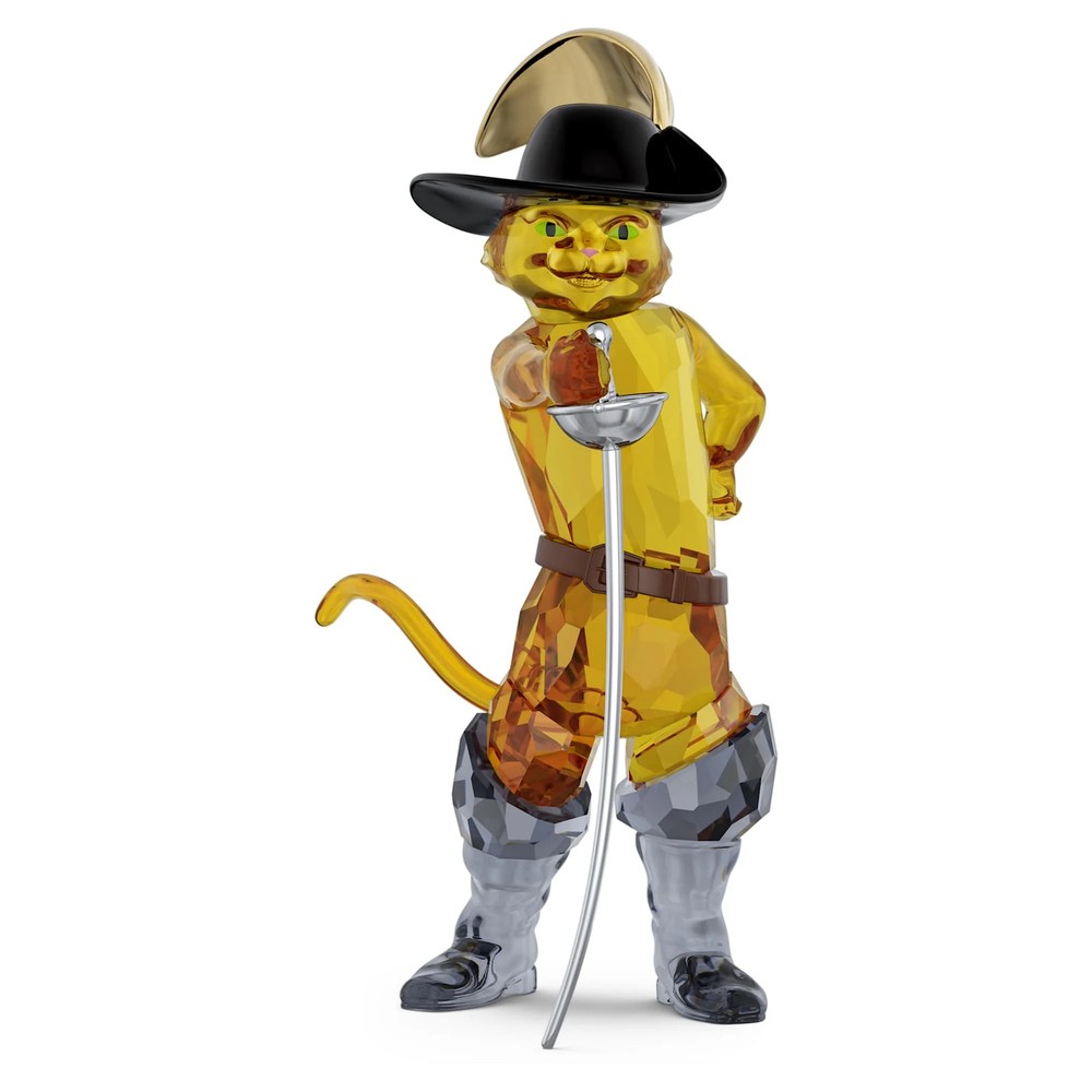 Swarovski Shrek Puss in Boots Crystal Figurine DreamWorks Character