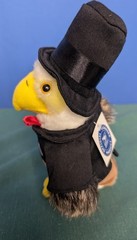 Patriotic Uncle Sam The Eagle 7” USPS Postal Plush Collectible Beanie Belly