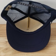 U.S. Mail Express Mail Next Day Service Trucker Hat 80s/90s Navy Blue Yellow