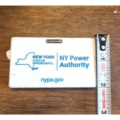 NY Power Authority Advertising Item Vintage Pocket Ruler and Level New York