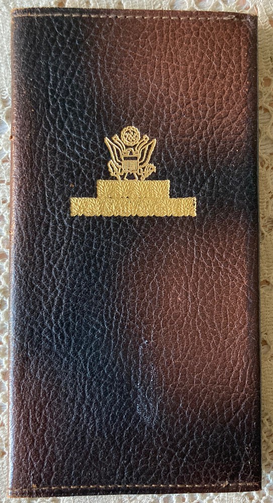Vtg CAPITAL CITY TITLE CO SACRAMENTO Advertising Notepad/Leather Folder/Embossed