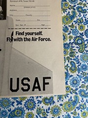 Vintage 1973 United States Air Force USAF Print Ad Recruitment