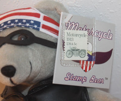 Group of 5 United States Post Office Plush Stamp Bears