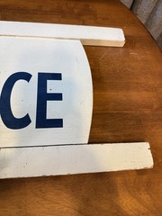 Vintage United States Post Office Sign Wood 34″L 13.75″W USPS Postal Service