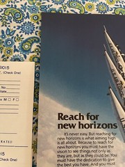 Vintage 1985 Air Force Recruitment Print Ad Aim High W/ Mail In Info Card
