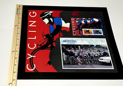 USPS 2000 Pro-Cycling Team Poster 15″ x 13″ + 50 Cents Commemorative Stamp