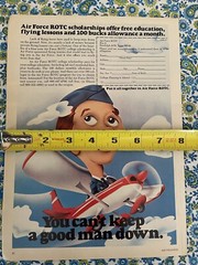 Vintage 1974 Air Force ROTC Recruitment Print Ad