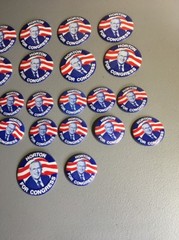 Lot of 22 Political Pins Pinback Button Pin Horton For Congress