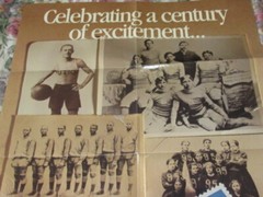 USPS BASKETBALL Stamp CENTENNIAL Poster 1991 Postal paper 29 cent B BALL