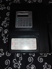 Vintage 2006 United States Postal Service Black Portfolio With Calculator