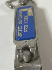 Vintage United Nations New York Nail Clipper/ Bottle Opener-Made in U.S.A.