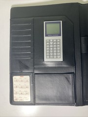 Vintage 2003 United States Postal Service Black Portfolio With Calculator