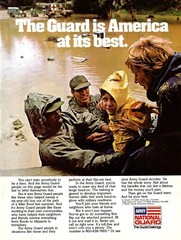 VINTAGE 1981 Army National Guard Print Ad
