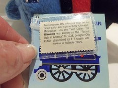 U S POSTAL SERVICE (MIKE THE MAIL TRAIN) PLUSH 2003 PLUS STAMP-RARE- SALE