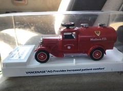 SOLIDO SCHERING DRUG ADVERTISING CITROEN CITERNE MADISON FD RED FIRE TRUCK