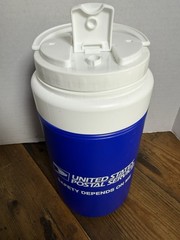 United States Postal Service 56oz. Thermos, Safety Depends On Me. Made in USA (C