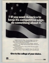 1988 Print Ad Council For Aid To Education CFAE Magazine Advertisement Promo