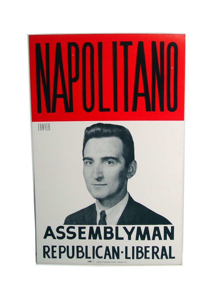 Napolitano Lawyer Assemblyman Advertising 11″ X 17″ Election Handout Flyer