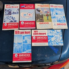 Vintage 1968-1978 Government Postal Employee Heidi Leav Record Lot Brochures x6