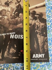 Vintage 1998 Army Recruitment Print Ad Make Some Noise