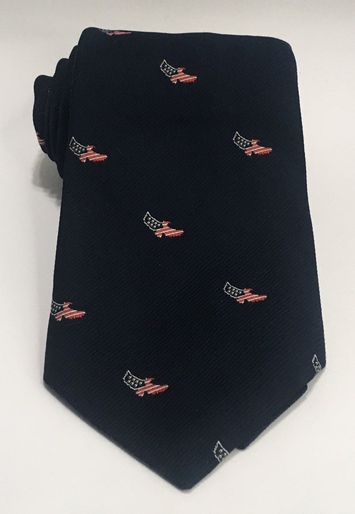 Vintage Union Made Patriotic U.S Savings Bond Volunteers Necktie