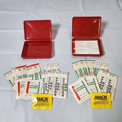 2 Red First Aid Kits Cases Promotional Census 2010 It’s In Our Hands Plastic