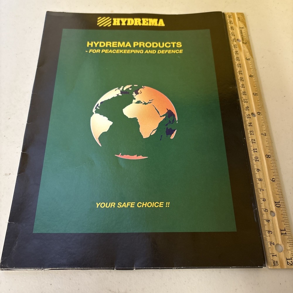 VTG A/S Hydrema 910 MCV Mine Clearing Vehicle Military Folder Brochure